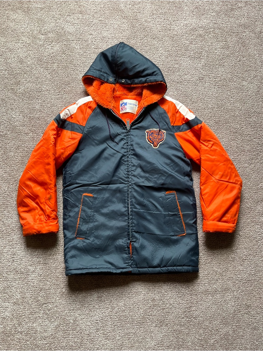 VTG 80’s Chicago Bears Stahl-Urban Lined Field Jacket